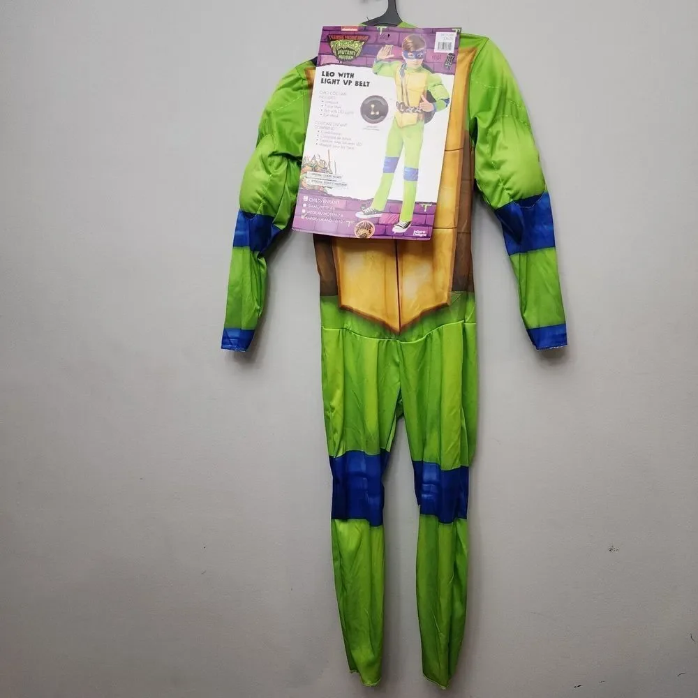 Teenage Mutant Ninja Turtles Mutant Mayhem Leo Kids Costume Dress Up 10-12 Large